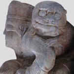 拴马石(对) (27B, 27E) Stone Pillar (pair)